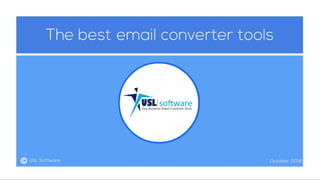 The best email converter tools