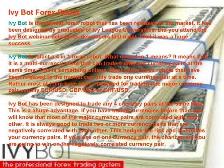 Ivy bot forex trading robot