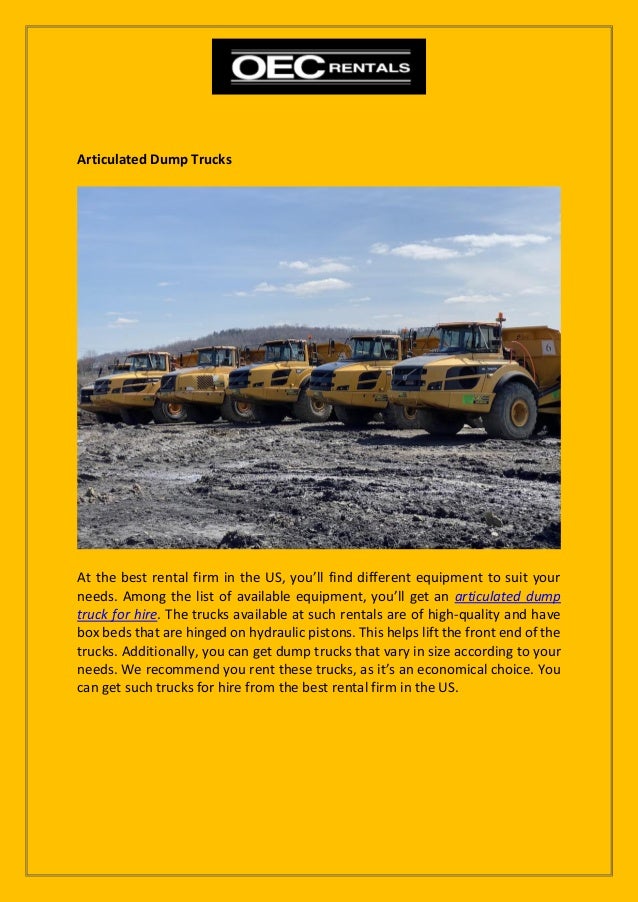 The Best Heavy Equipment Rental in the US