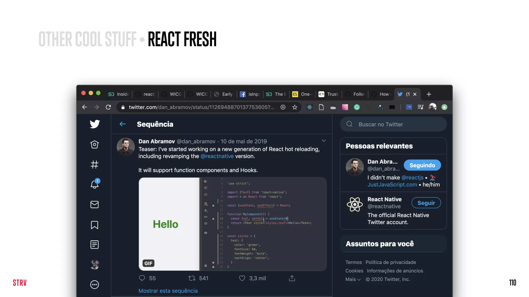 110
OTHERCOOLSTUFF• REACTFRESH
 