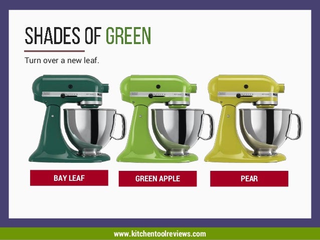 the best kitchen aid mixer colors