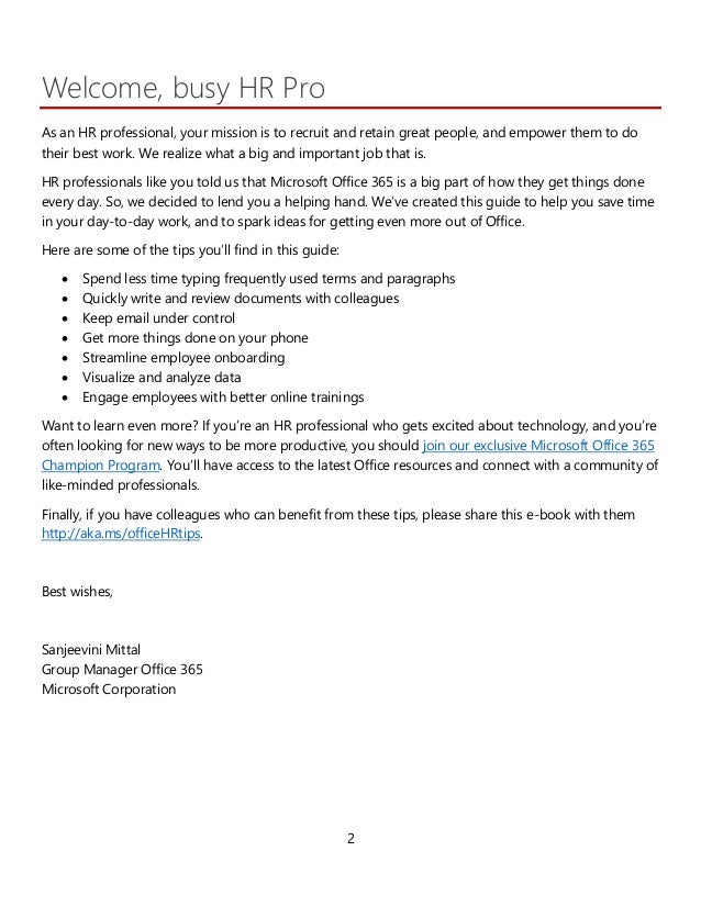 The Best Microsoft Office 365 Tips for Busy HR Professionals