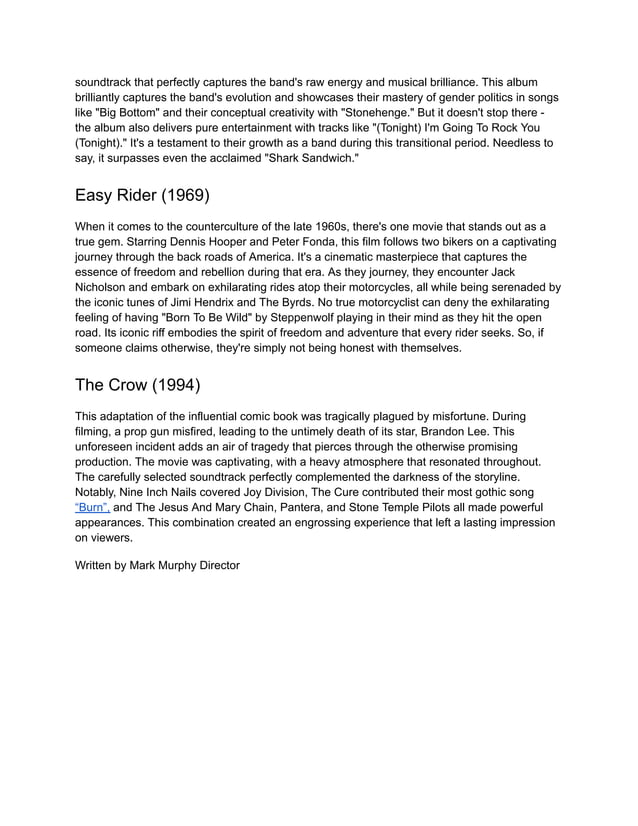 The Best Movie Soundtracks Ever PDF
