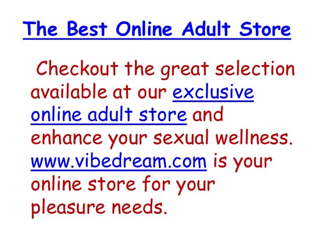 Online Adult Store 103