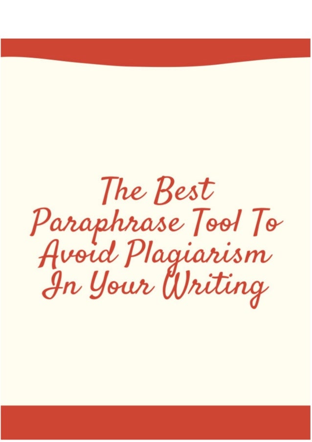 Plagiarism in writing