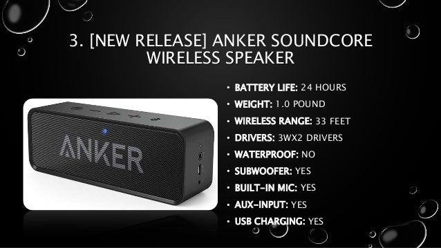 best wireless speaker 2017