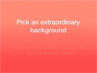 The best presentation ever!