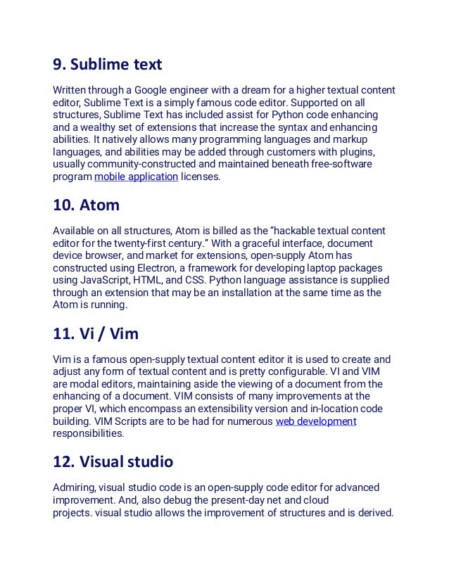 The Best Python IDEs and Code Editors.pdf