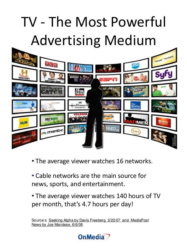 The Best Reasons to Buy Cable TV Advertisements