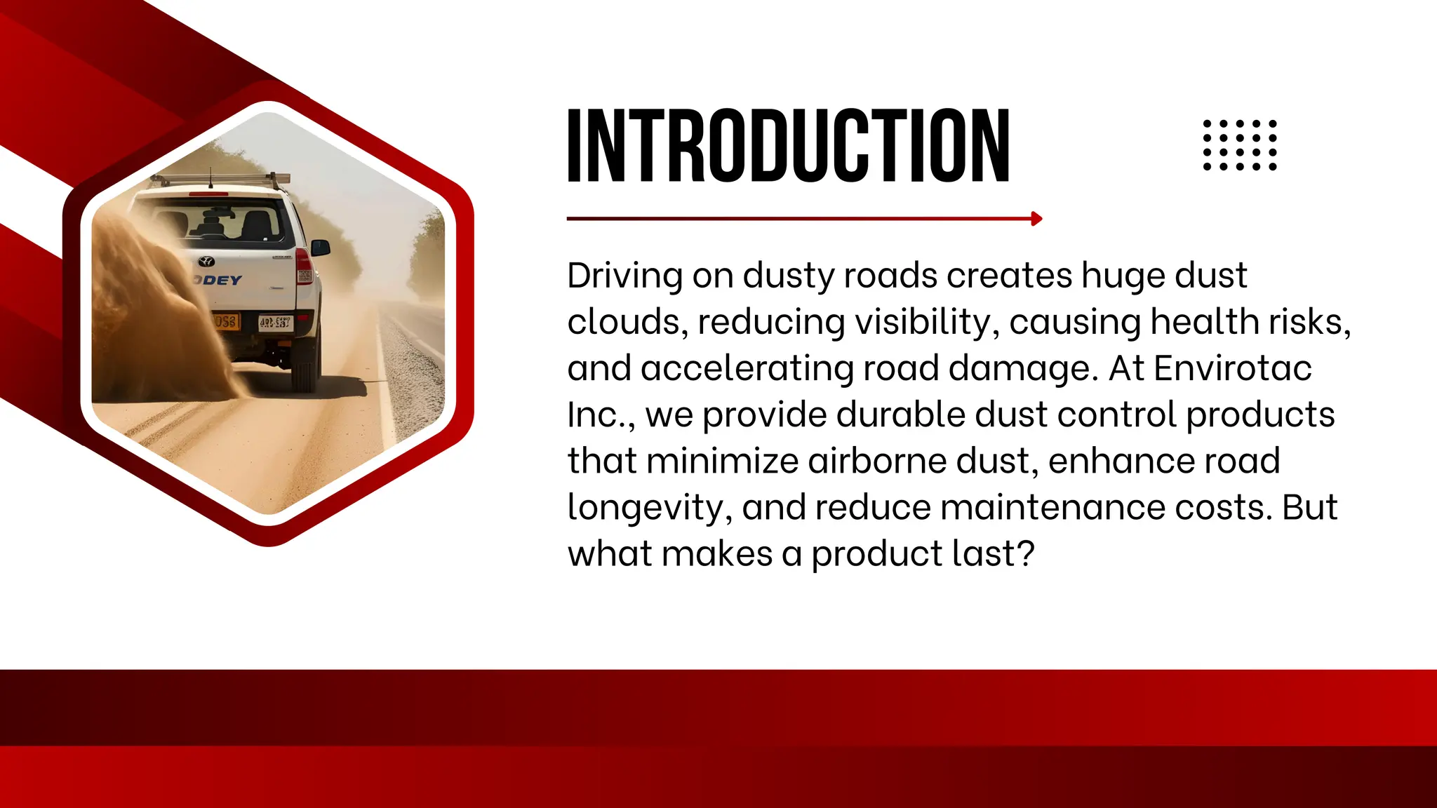 The Best Road Dust Control Products for Long-Lasting Results. | PDF