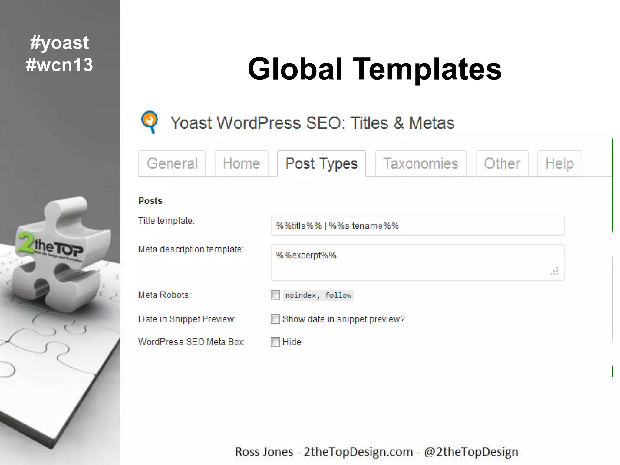 Global Templates
#yoast
#wcn13
 