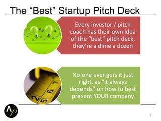 The Best Start Up Pitch