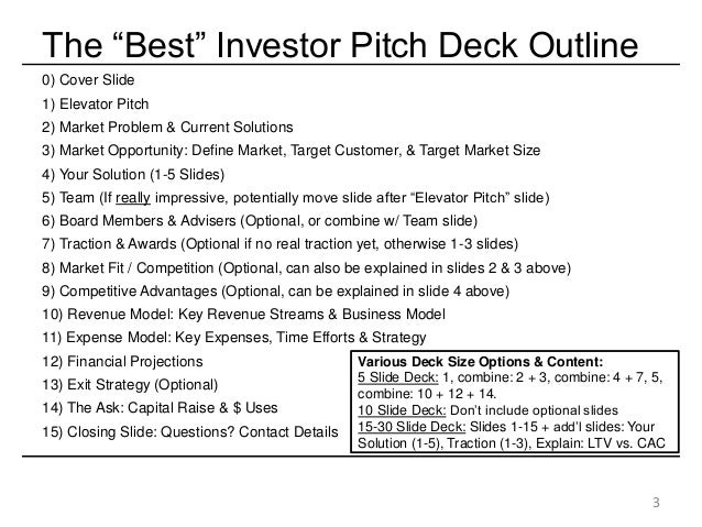 The Best Startup Investor Pitch Deck & How to Present to 