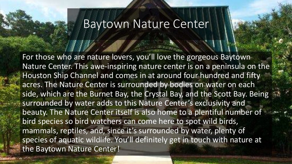 The Best Things About Baytown, Texas
