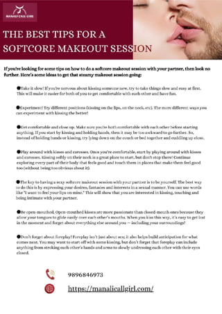 The Best Tips for A Softcore Makeout Session Manali Call Girl (1).pdf
