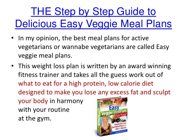 protein diet plan for weight loss vegetarian