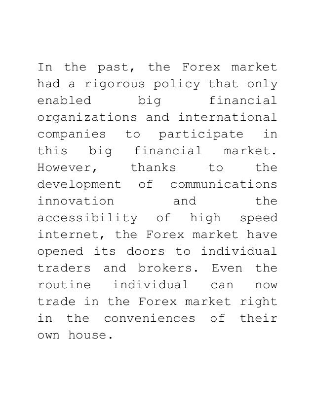 Best forex application