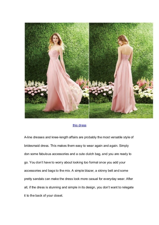 The Best Ways To Reuse Your Bridesmaid Dresses