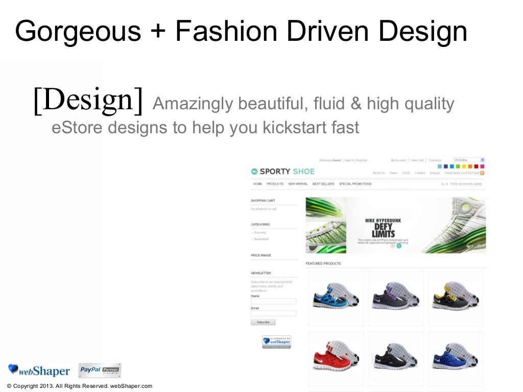 The best way to sell fashion online 2013 web shaper