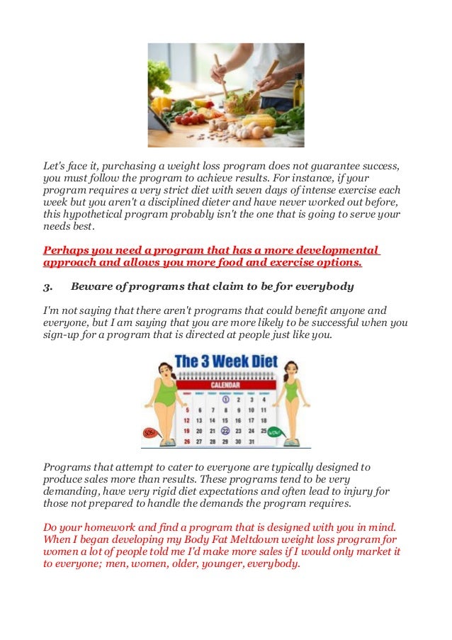 Loss programs for women weight 13 Best