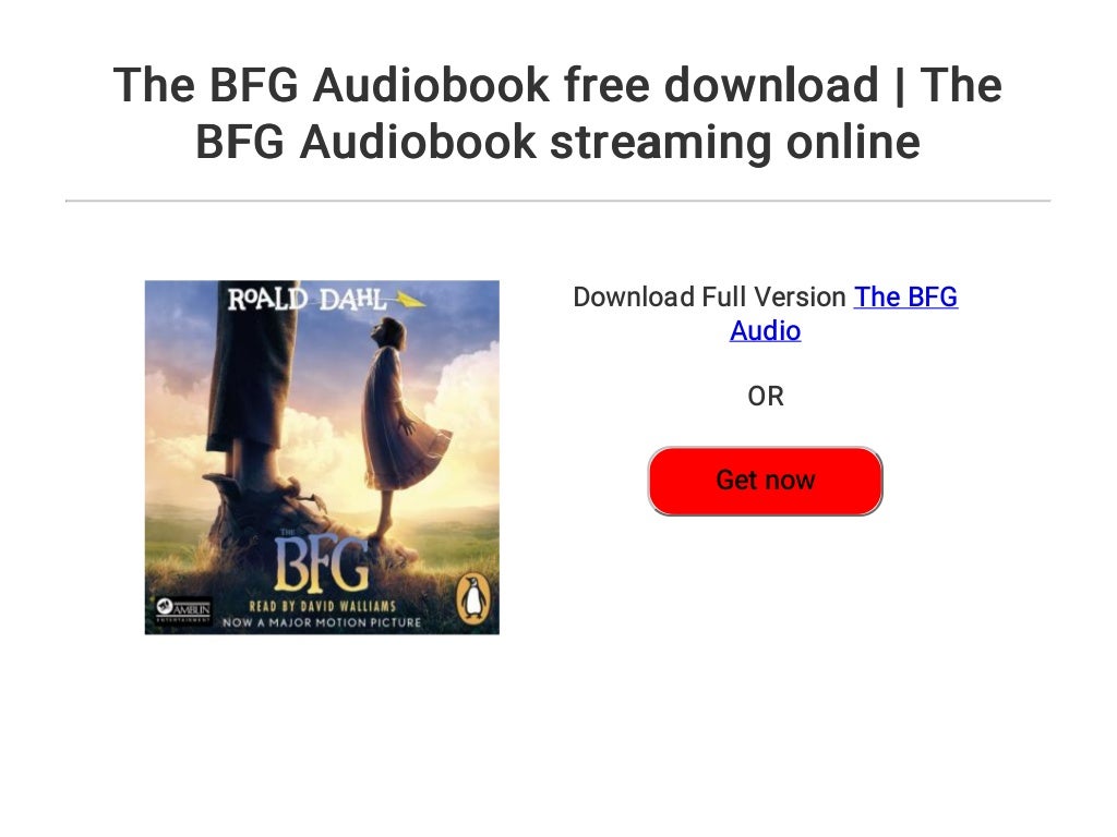 the bfg audio