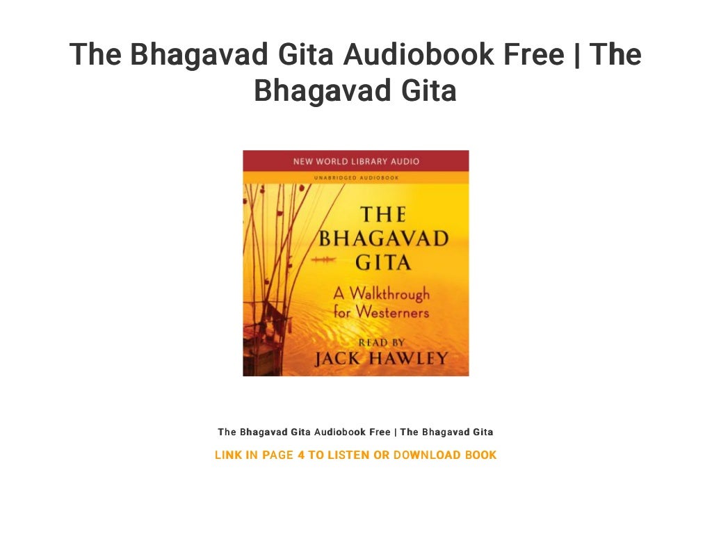 Bhagavad Gita Audiobook Free Download The Bhagavad Gita Audiobook Free | The Bhagavad Gita