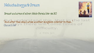 Breast and arms of silver: Medo-Persia (539 -331 BC)
“And after thee shall arise another kingdom inferior to thee…”
(Daniel 2: 39)
 