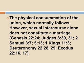 The biblical institution of marriage | PPTX