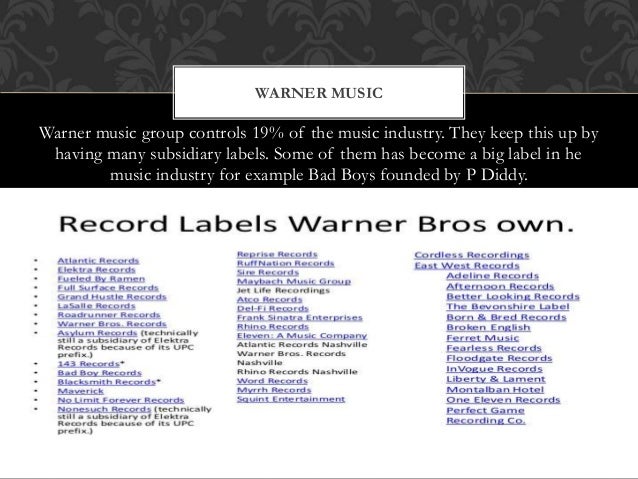 The Big 3 Major Music Labels the-big-3-major-music-labels