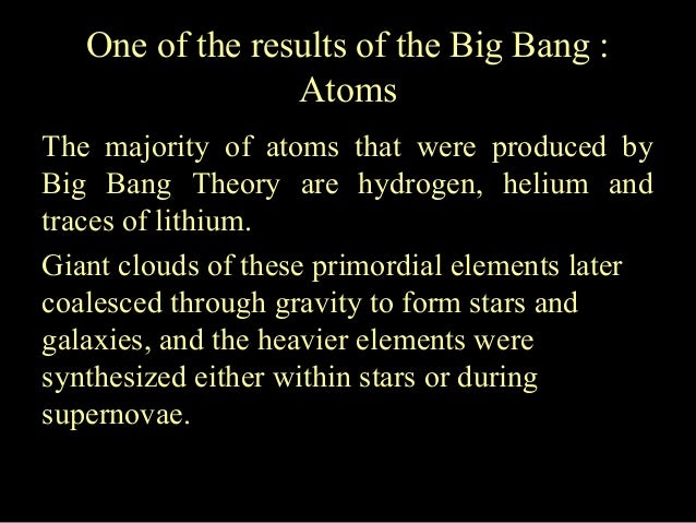 The big band theory