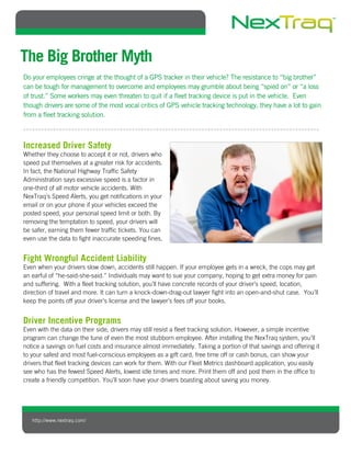 The Big Brother Myth