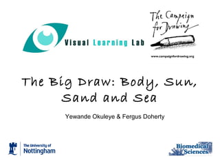 The Big Draw: Body, Sun,
     Sand and Sea
     Yewande Okuleye & Fergus Doherty
 