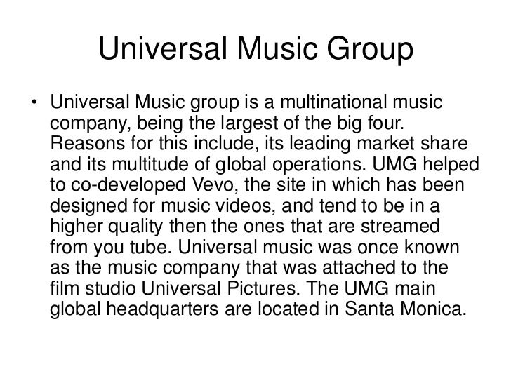 One of the big four record labels
