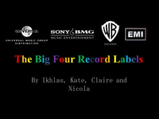 The big four record labels | PPT