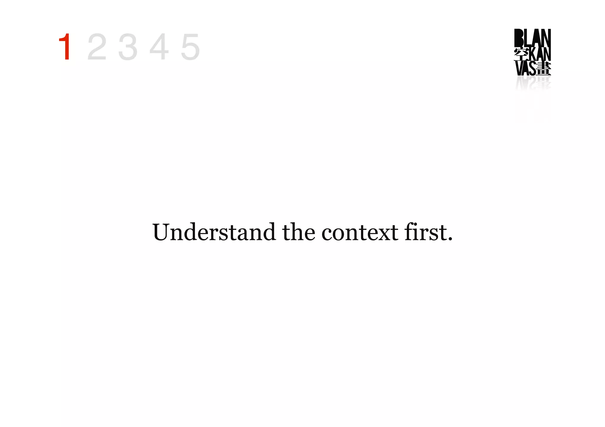 The Big Idea in 5 Steps
