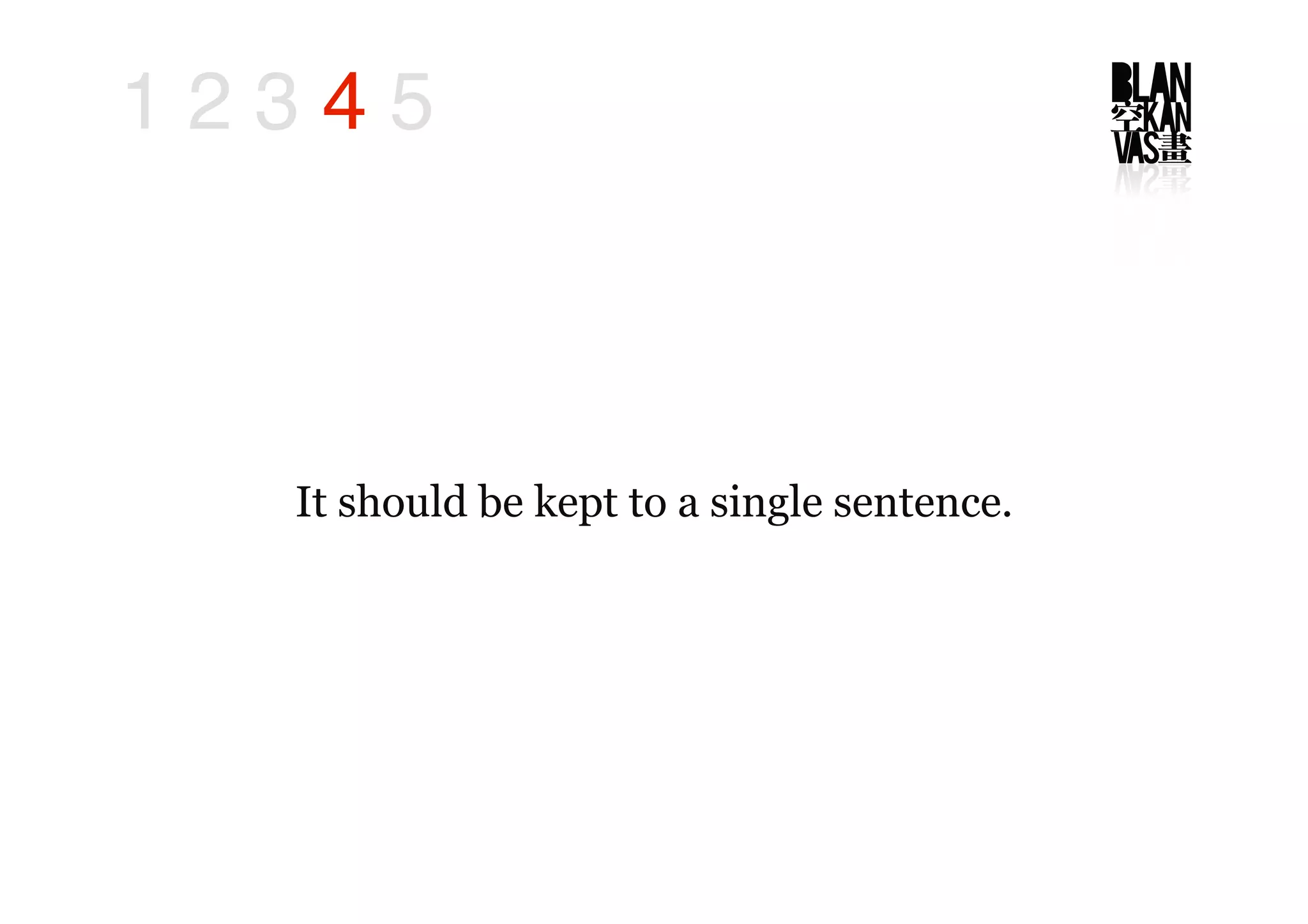 The Big Idea in 5 Steps