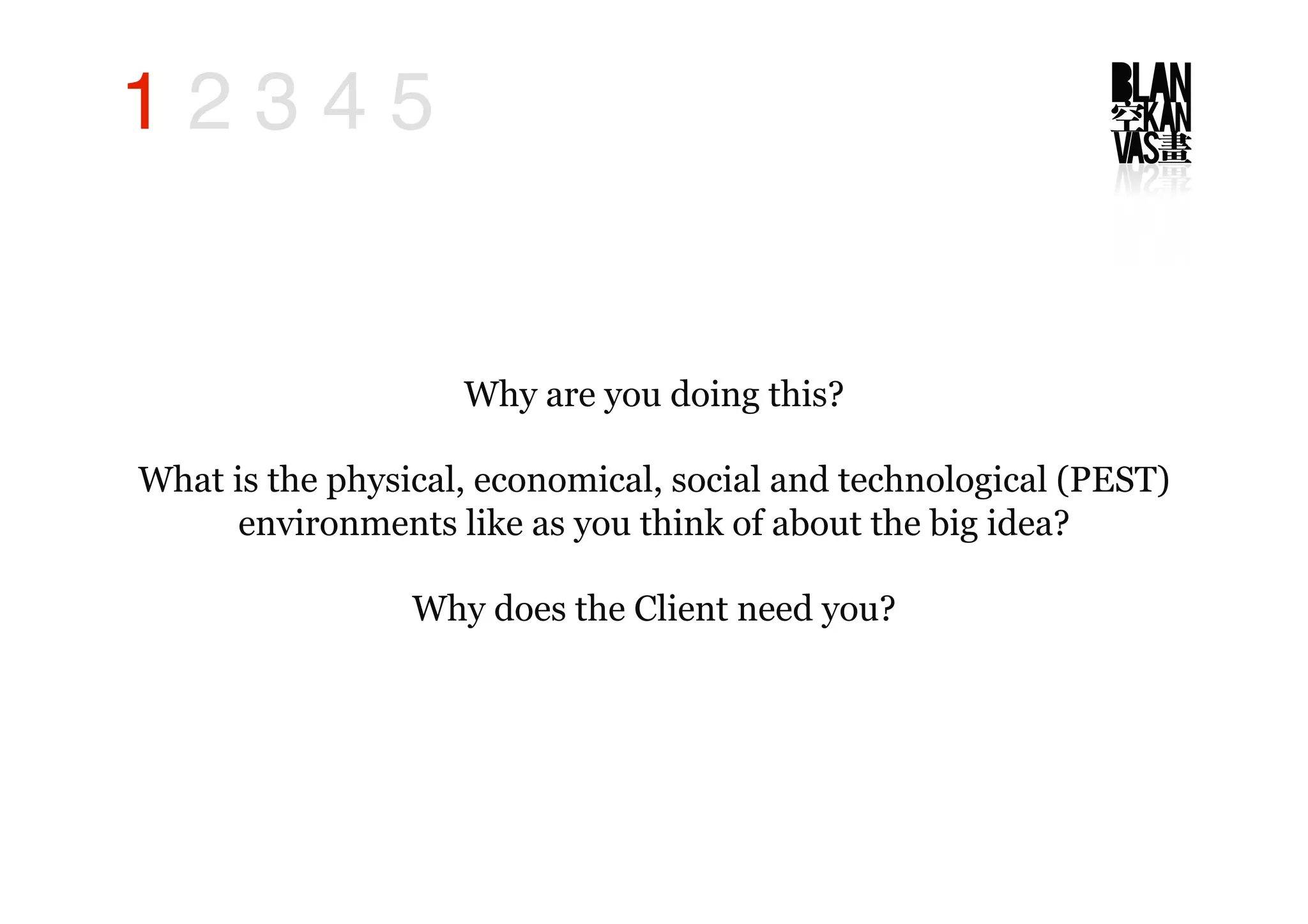 The Big Idea in 5 Steps