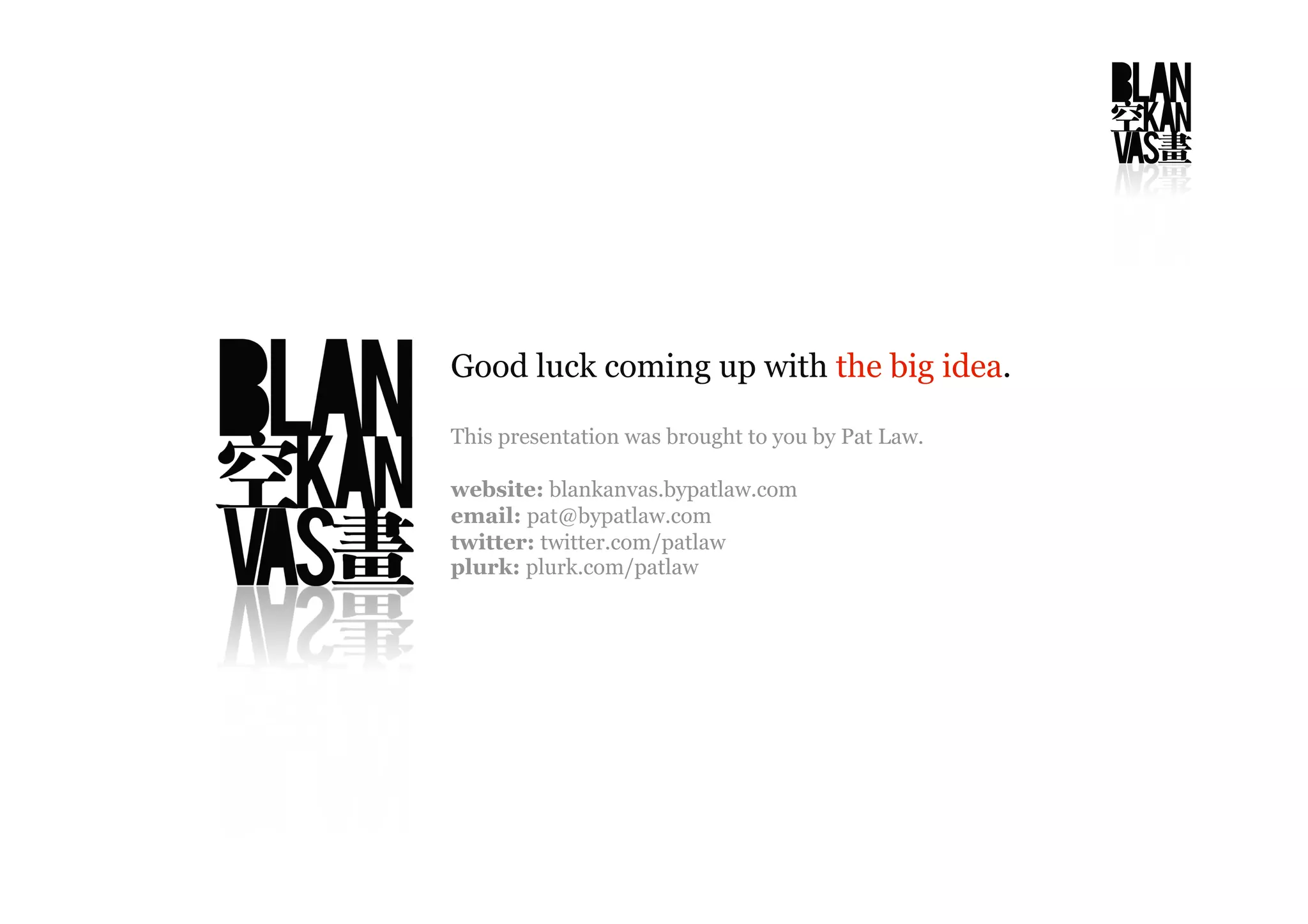 The Big Idea in 5 Steps