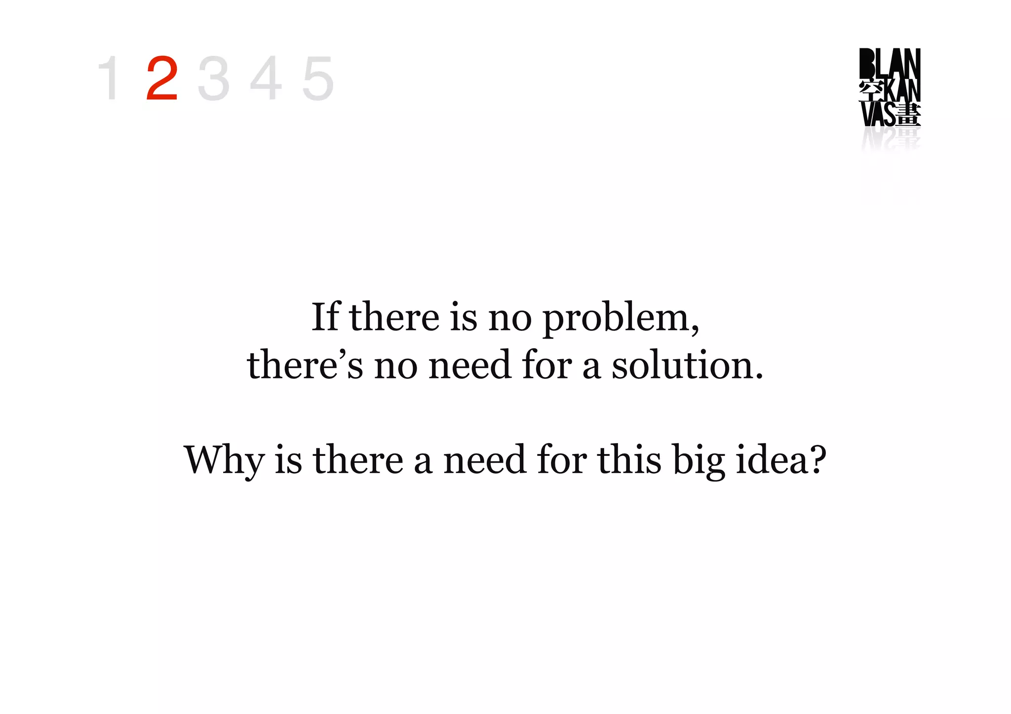 The Big Idea in 5 Steps