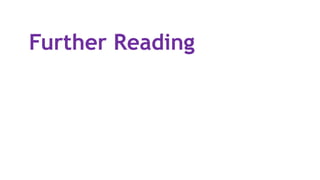 Further Reading
 