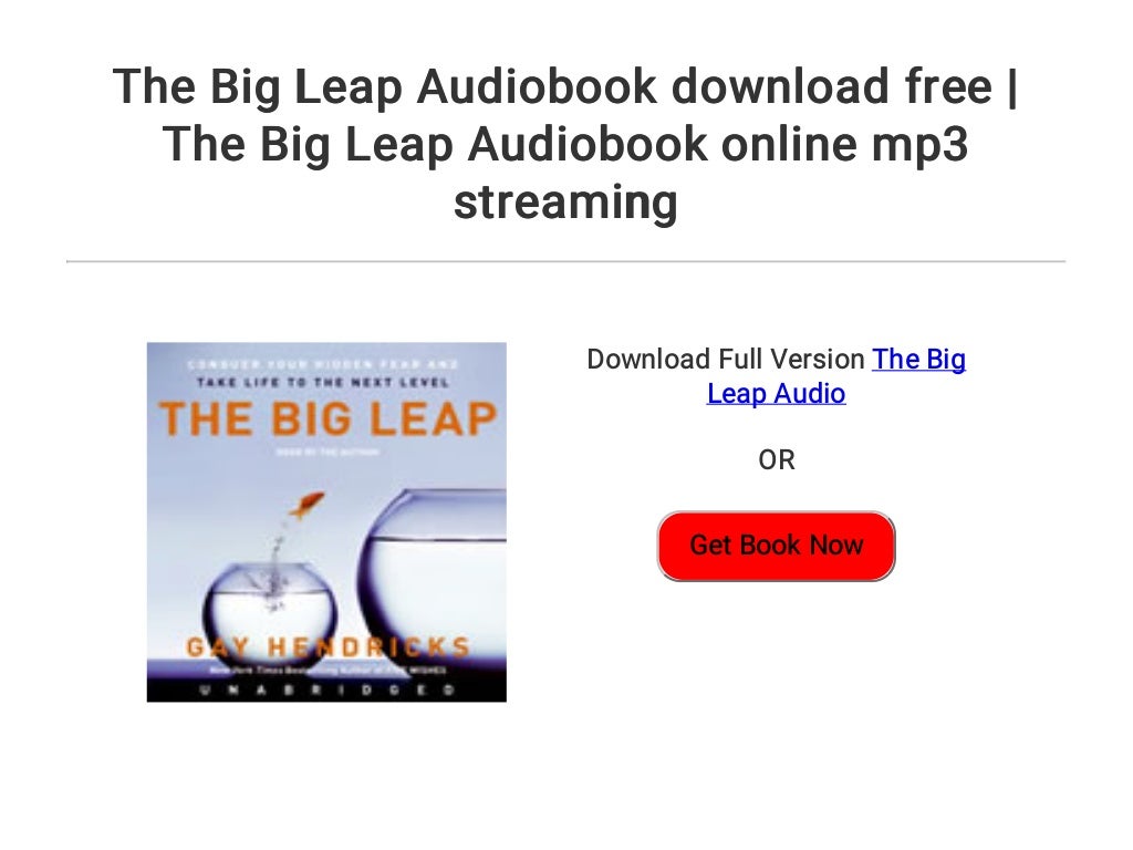 The Big Leap Stream The Big Leap Audiobook download free | The Big Leap Audiobook online