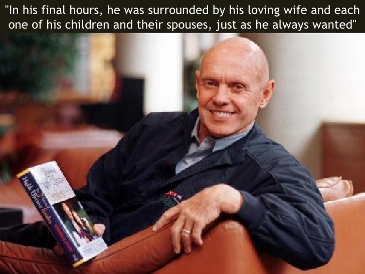 The big rock of life-Tribute to Dr Covey