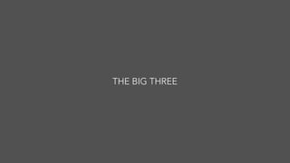 THE BIG THREE
 