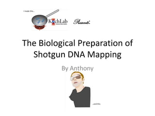 I made this…




                  Presents:


The Biological Preparation of
  Shotgun DNA Mapping
               By Anthony



                              …and this
 