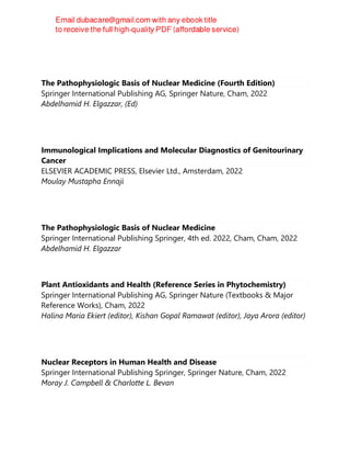 The Biology of Cancer 3rd Edition Robert Weinberg | PDF