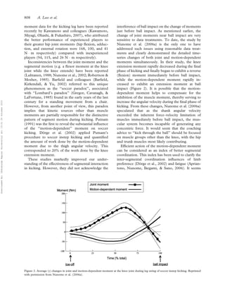 The Biomechanics Of Kicking In Soccer A Review | PDF