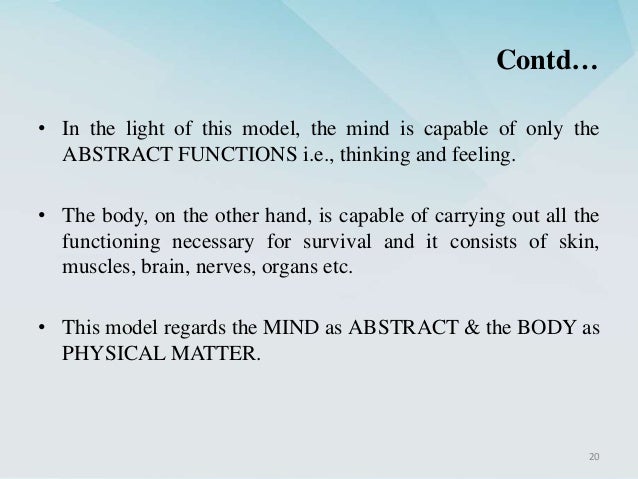THE BIOMEDICAL MODEL OF HEALTH