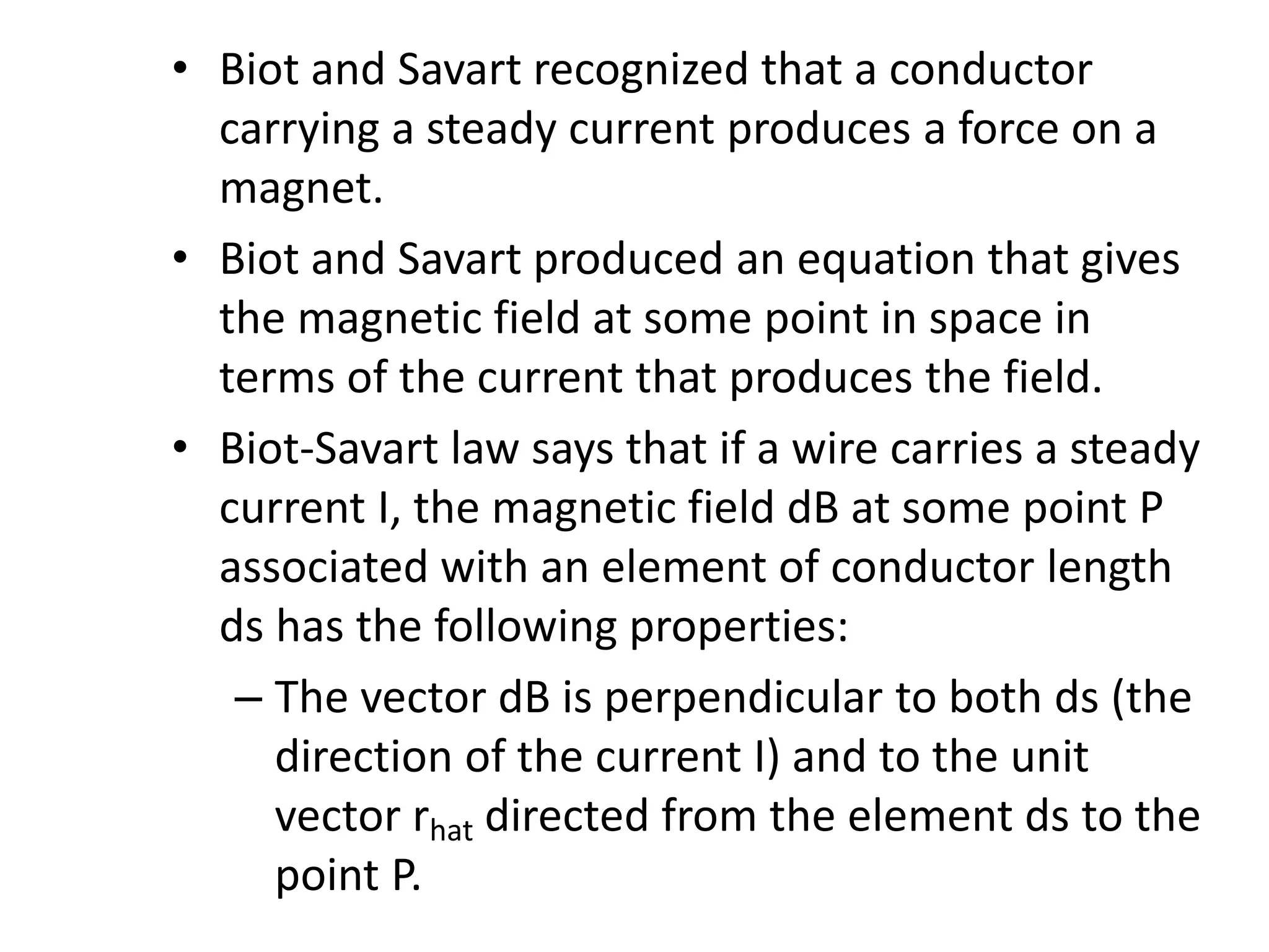 The Biot Savart Law.ppt