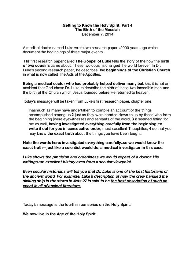 Term paper on jesus