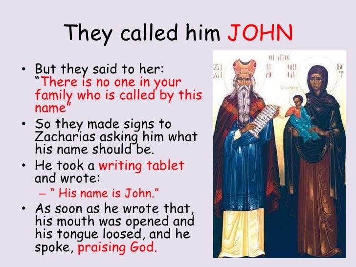 The Birth Of John The Baptist